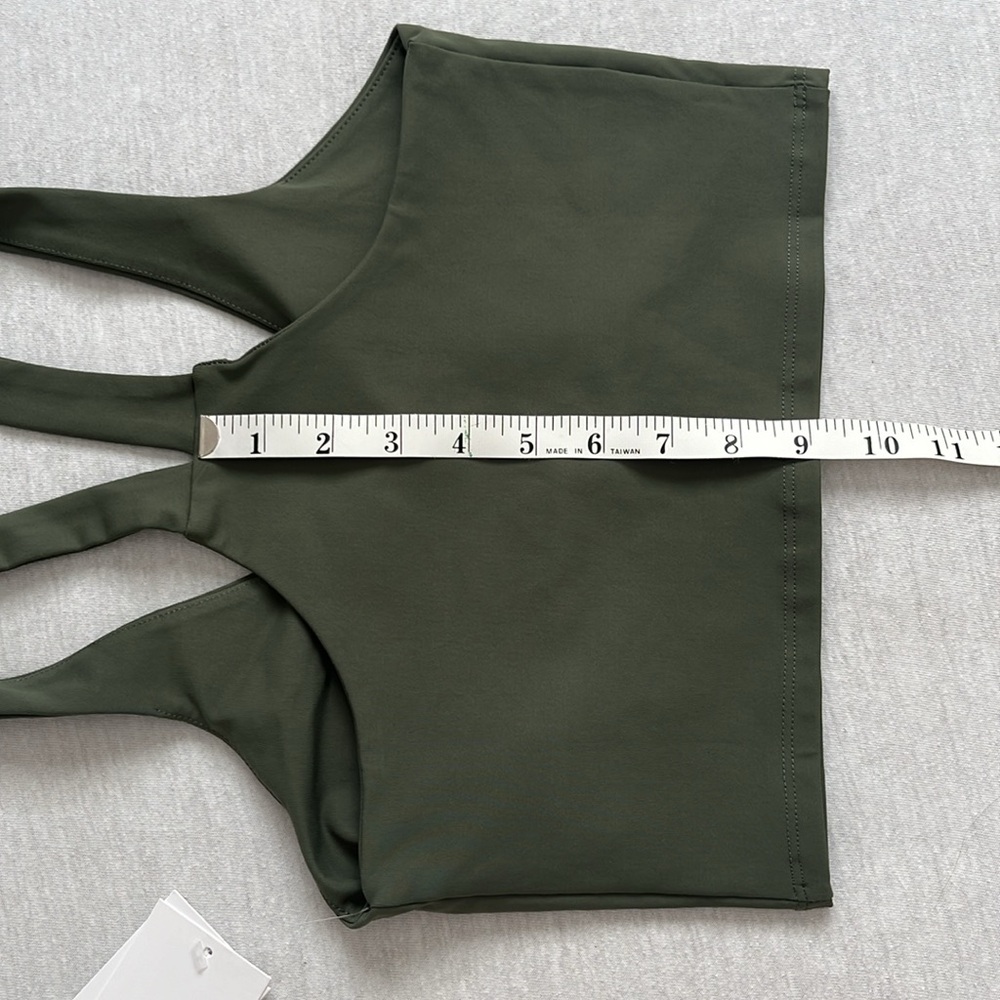 NWT Lezat eco-active, sustainable, activewear, workout set, olive green, Size S - Picture 8 of 16